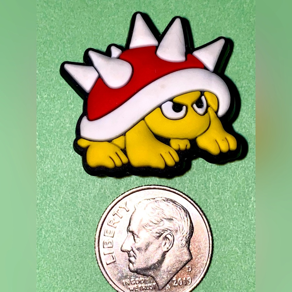 (10 for $15) Spiny Super Mario Bros Nintendo Crocs Shoe Charms